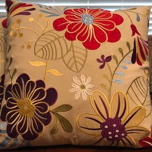 Flower Power Throw Pillows Set of Two